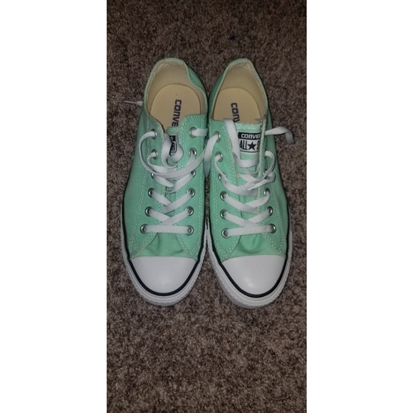 womens mint converse shoes